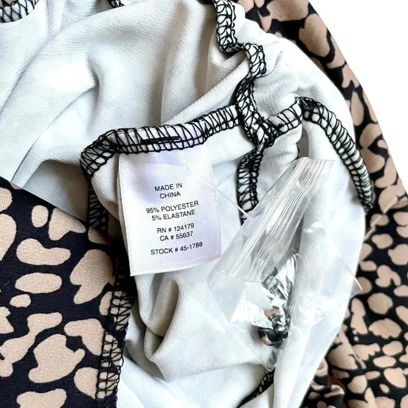 NWOT Johnston & Murphy Leopard Jumpsuit - Picture 3 of 4